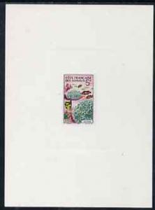 French Somali Coast 1963 Coral 5f Epreuves de luxe sheet ...