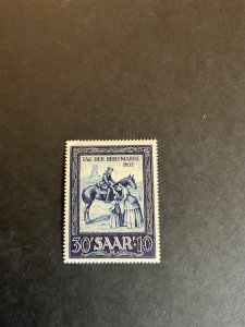 Stamps Saar Scott #B91 never hinged