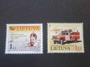 Lithuania 2002 Sc 723,730 set MNH