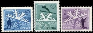 Poland 758-60 MNH - Skiing