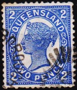 Queensland. 1897 2d S.G.234 Fine Used