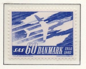 Denmark 1960-62 Early Issue Fine Mint Hinged 60ore. NW-225244