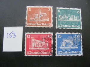 Germany 1935 USED SC B58a-d SET XF 200 EUROS  (153)