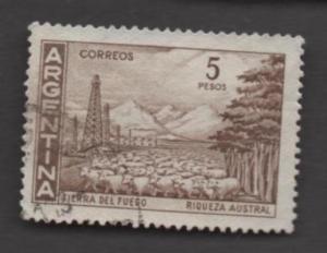 Argentina  Scott# 695  used single