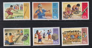 Tokelau # 97-102, Traditional Games, MInt NH, 1/2 Cat.
