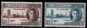 Jamaica # 136 - 137 MNH
