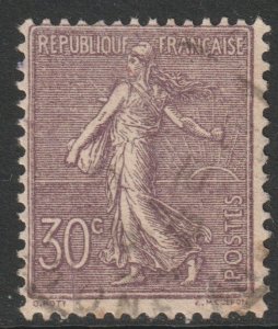 France Scott 142 - SG319, 1903 Sower 30c used