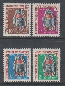 Afars and Issas J49-J52 MNH VF