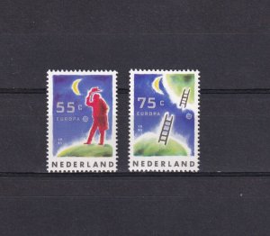 SA08c Netherlands 1991 EUROPA Stamps - European Aerospace mint stamps