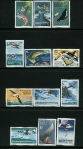 Australia Antarctic Territory  Scott #L23 - #L34 Complete Set of 12 Mint Hinged