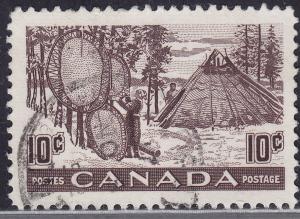 Canada 301 Drying Animal Hides 1950