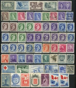 500+ Canada Postage Stamp Collection 1897-1984 Used