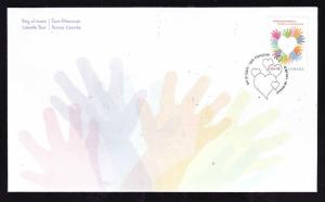 Canada-Sc#B19-stamp on FDC-Community Foundation-2012-