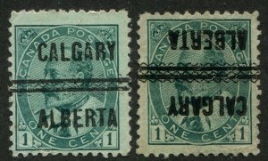 Canada Precancel CALGARY 1-89, 1-89-I