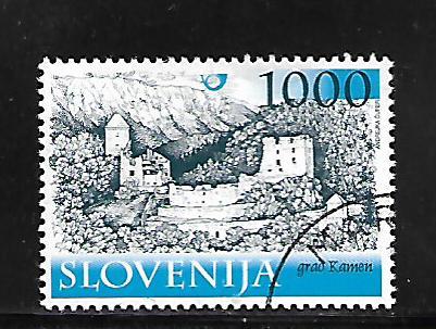 SLOVENIA 415B USED 1999-2004 ISSUED CASTLES