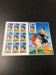 US Scott #3306 DAFFY DUCK Sheet Of 10 With Blind Perfs.