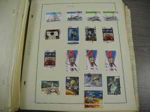 CUBA, 100s & 100s of Stamps mostly hinged on Scott pages