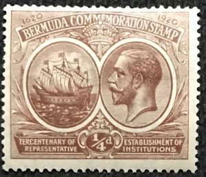 Bermuda #55 *MHH* Single Colony Seal/King George V L3