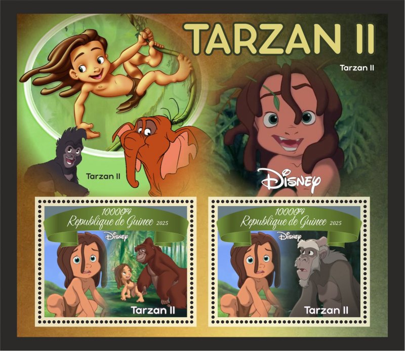Stamps.Disney 2025 year 8 sheets perforated  NEW
