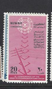 KUWAIT   (PP2804B)  TELECOM  SG 164-5   MNH