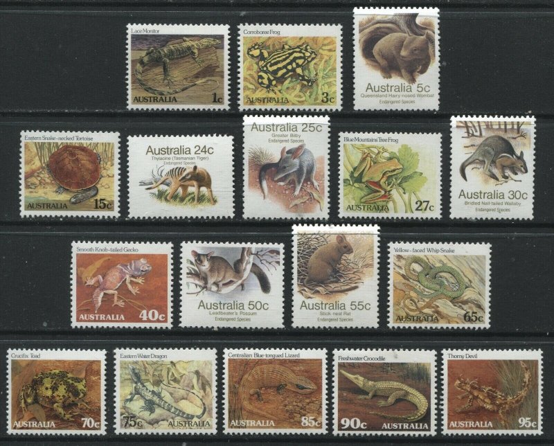 Australia 1981 Wildlife set unmounted mint NH