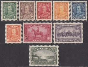 Canada 217-225 MNH / MLH (see Details) CV $48.80