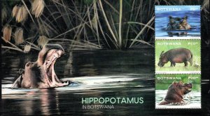 Botswana - 2023 Hippos MS MNH**