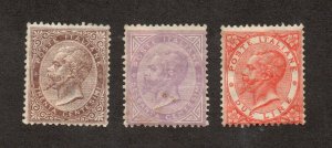 Italy - Sc# 49 - 51 MH/MLH           /           Lot 0424226