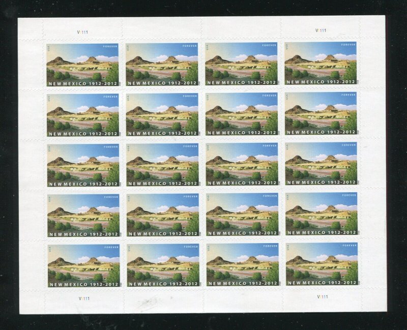 4591 New Mexico Statehood Sheet of 20 Forever Stamps MNH