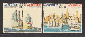 Monserrat Scott #359a-361a MH