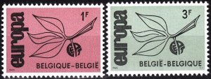 BELGIUM 1965 EUROPA. Complete set, MNH