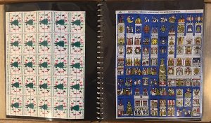 38 Different MNH Christmas Seal Sheets in album - See all scans - Free Ship