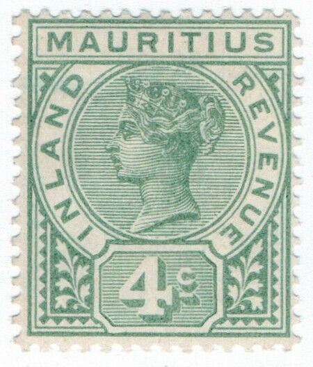 (I.B) Mauritius Revenue : Inland Revenue 4c (1898)