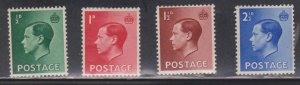 GREAT BRITAIN Scott # 230-3 MH - KEVIII