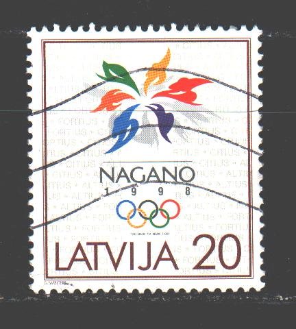 Latvia. 1998. 474. Nagano Winter Olympics. USED.