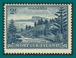 Norfolk Island 1959 Ball Bay, 2s MNH  #24,SG12a