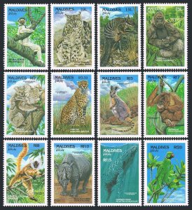 Maldives 1857B-1865A,MNH.Michel 1976-1987. Endangered Animals,1993.