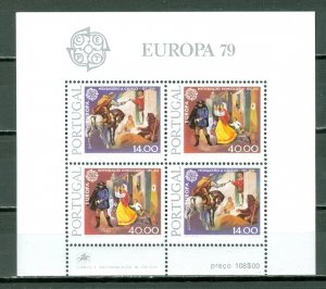 PORTUGAL 1979 EUROPA #1424a SOUV. SHEET MNH...$8.00