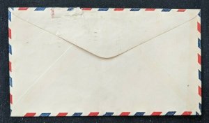 1944 Norfolk Virginia US Navy Airmail Cover Short Hills New Jersey