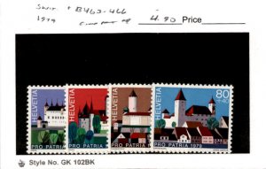Switzerland, Postage Stamp, #B463-B466 Mint NH, 1979 Castles (AC)