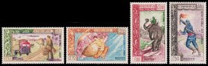 Laos Scott 77-80 (1962) Mint NH VF Complete Set C