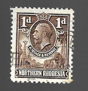 Northern Rhodesia 1925 - U - Scott #2 *