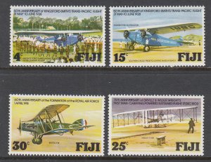 Fiji 385-388 Airplanes MNH VF