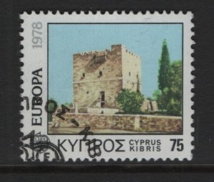 Cyprus  #496  cancelled  1978  Europa  75m
