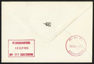 wc018 England UK 35th Anniversary Battle of Britain flown cover 1975