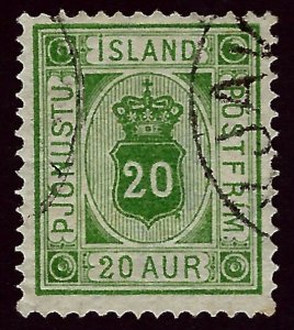 Iceland SC O8 Used F-VF SCV$52.50...Would fill a great Spot!
