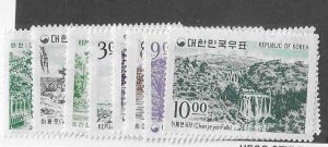 South Korea Sc #434-443  set of 10 OG VF