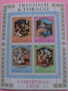 TRINIDAD & TOBAGO STAMP:1970 CHRISTMAS SHEET -MNH S/S SHEET  VERY RARE