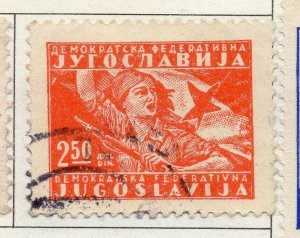 Yugoslavia 1945-47 Early Issue Fine Used 2.50d. NW-117224