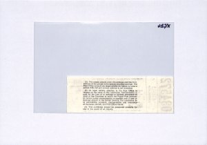 GB Durham OVERSEAS PARCEL POST LABEL 1980 *Sunderland* SPECIMEN {samwells}XG216